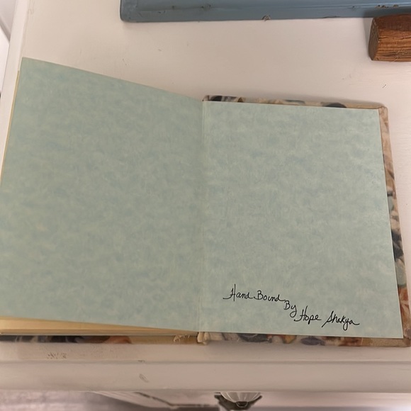 Hand Bound Journal - Velvet Fabric Cover - Picture 3 of 7